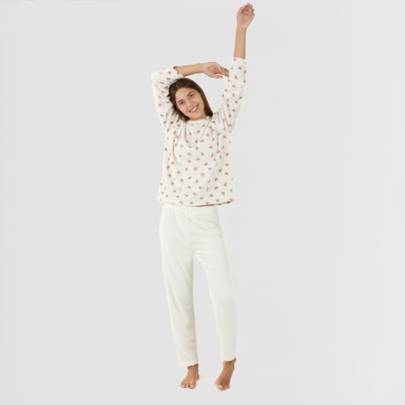 Pijama coral Ellen natural