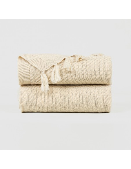 Plaid Tondelo natural