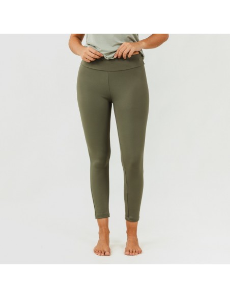 Conjunto deportivo leggings largo mujer verde hoja/cacería ropa-deporte-mujer