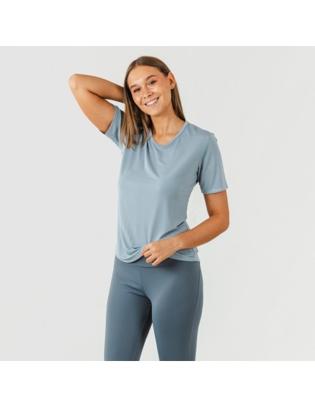 Conjunto deportivo legging largo mujer indigo claro/oscuro Conjunto deportivo legging largo mujer indigo claro/oscuro