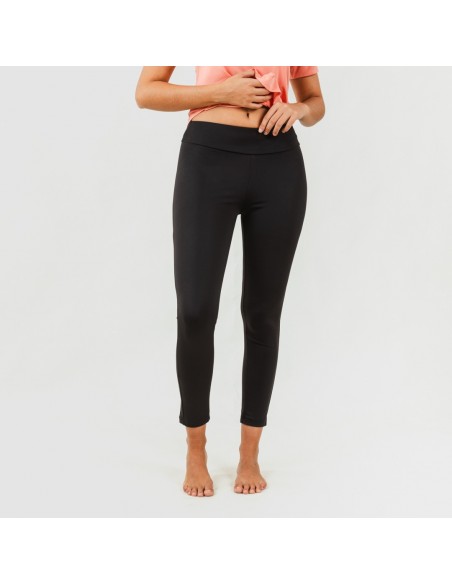 Conjunto deportivo legging largo mujer naranja/negro Conjunto deportivo legging largo mujer naranja/negro