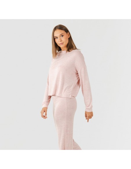 Pijama angorina rosa pijamas-mujer
