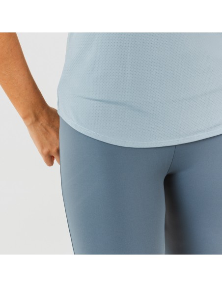 Conjunto deportivo legging largo mujer indigo claro/oscuro Conjunto deportivo legging largo mujer indigo claro/oscuro