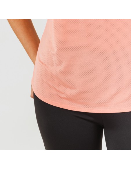 Conjunto deportivo leggings largo mujer naranja/negro ropa-deporte-mujer