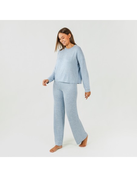 Pijama angorina indigo pijamas-mujer