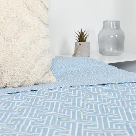 Colcha bouti Abel indigo