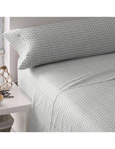 Juego de sábanas algodón percal Diana verde tiffany Juego de sábanas algodón percal Diana verde tiffany