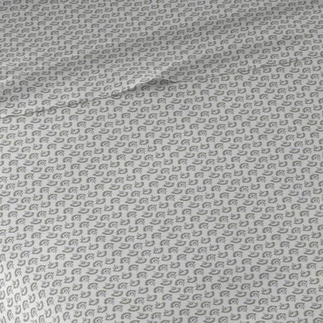 Juego de sábanas algodón percal Diana verde tiffany