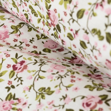 Funda nórdica algodón Pia rosa