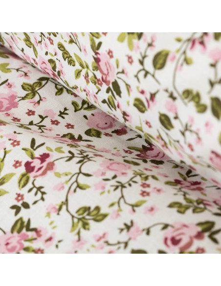 Funda nórdica algodón Pia rosa
