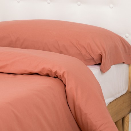 Funda nórdica algodón percal lisa