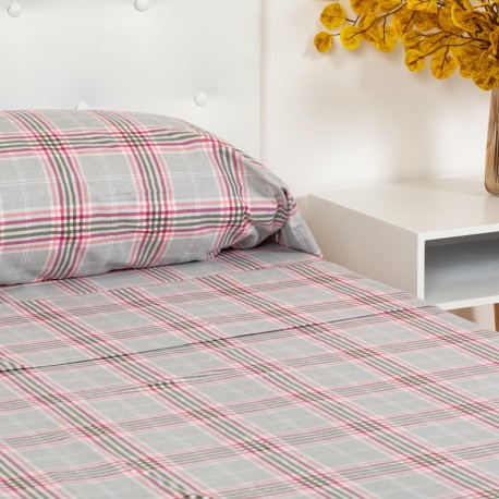 Comprar Juego Sábanas Franela Algodón Térmicas Invierno Cama 150 Ho