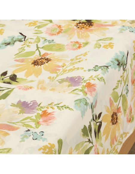 Juego de sábanas algodón percal August natural