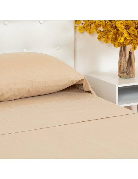 Juego de sábanas algodón lisas