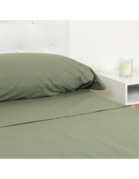 Juego de sábanas algodón lisas