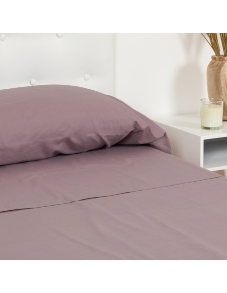 Juego de sábanas algodón lisas Juego de sábanas algodón lisas