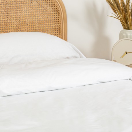Funda nórdica algodón lisa Medidas nórdicos cama 90cm colores blanco