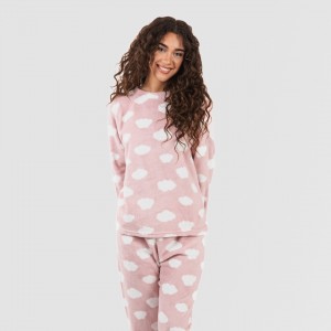 Pijama coral Nube rosa palo
