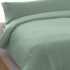 Funda nórdica algodón Amalia verde caceria
