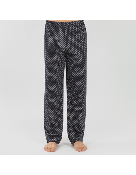 Pijama largo algodón hombre Boom burdeos comprar-pijamas-largos-hombre
