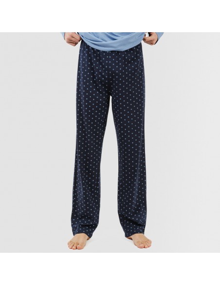 Pijama largo algodón hombre Pedro indigo comprar-pijamas-largos-hombre