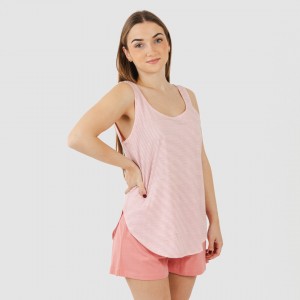 Pijama corto algodón Raya Aliena marsala 2