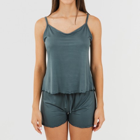 Pijama tirantes mujer soft liso