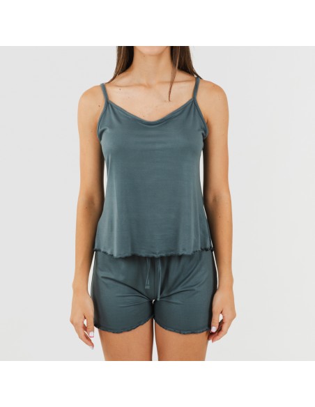 Pijama tirantes mujer soft liso