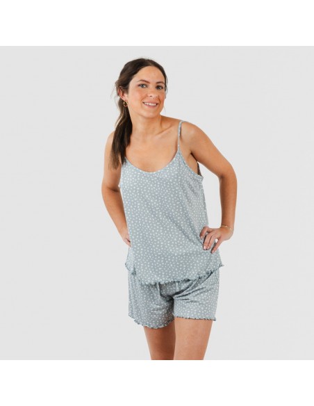 Pijama tirantes mujer soft Anita indigo