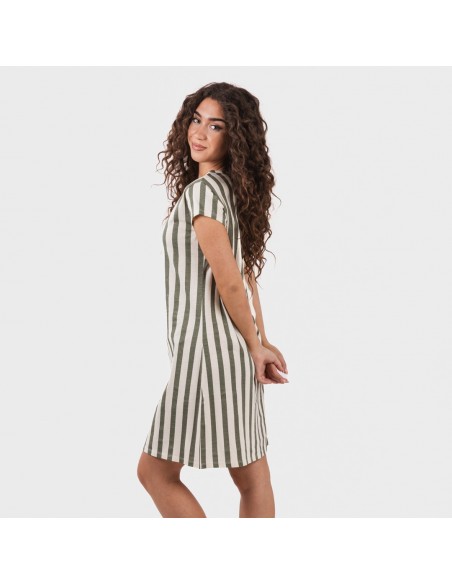 Blusón algodón Raya Avilés verde caceria Blusón algodón Raya Avilés verde caceria