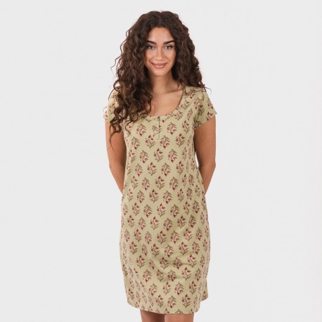 Blusón algodón Denisa verde