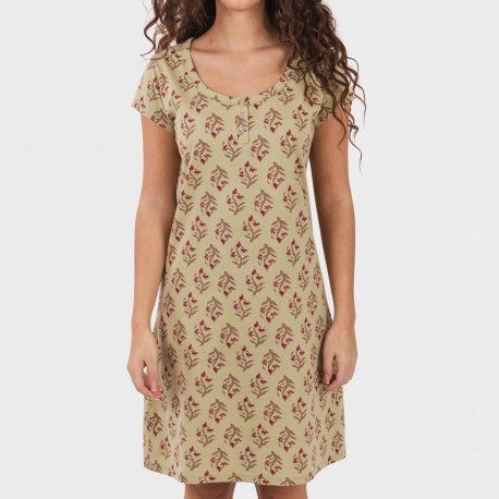 Blusón algodón Denisa verde