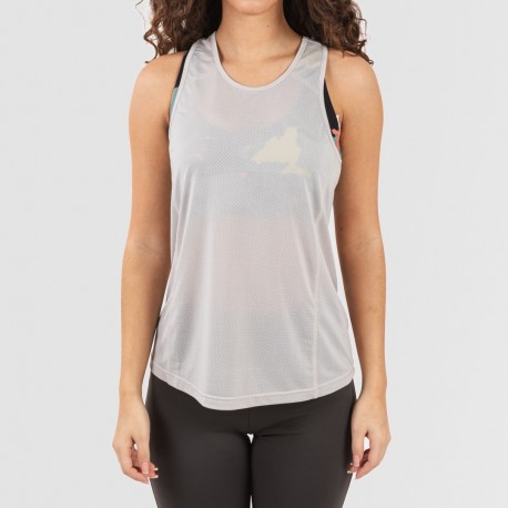 Conjunto deportivo leggings corto mujer perla - marengo