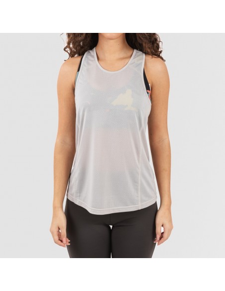 Conjunto deportivo leggings corto mujer perla - marengo