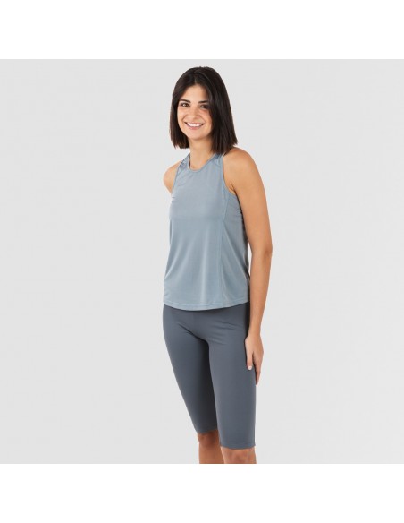 Conjunto deportivo leggings corto mujer indigo claro - oscuro Conjunto deportivo leggings corto mujer indigo claro - oscuro