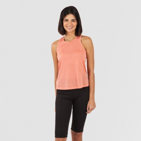 Conjunto deportivo leggings corto mujer naranja - negro ropa-deporte-mujer