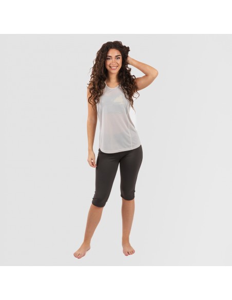 Conjunto deportivo leggings corto mujer perla - marengo