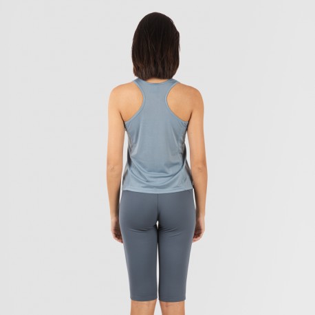 Conjunto deportivo leggings corto mujer indigo claro - oscuro