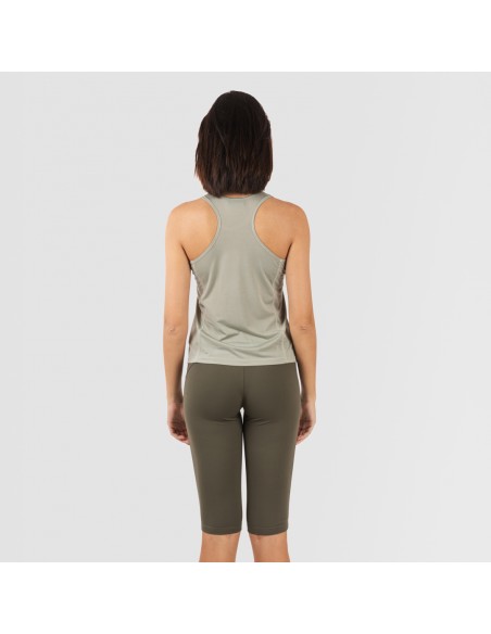 Conjunto deportivo leggings corto mujer verde hoja - verde cacería ropa-deporte-mujer
