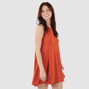Vestido corto tirantes crepe liso 2