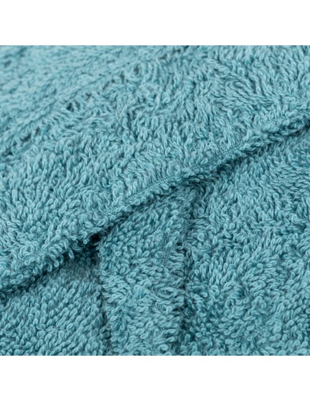 Albornoz capucha agua marina 450gr Unisex