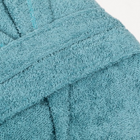 Albornoz capucha agua marina 450gr Unisex