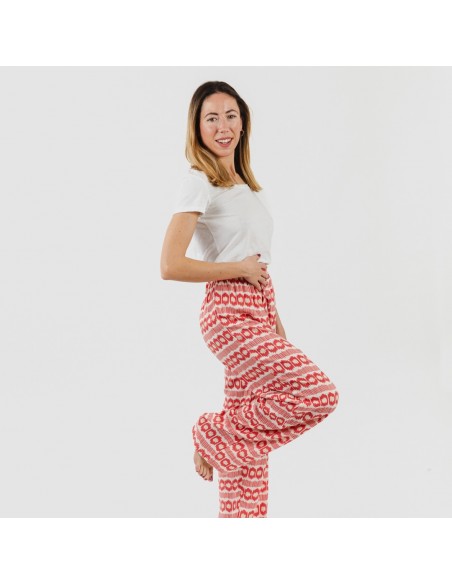 Pantalón viscosa Pastela fresa Pantalón viscosa Pastela fresa