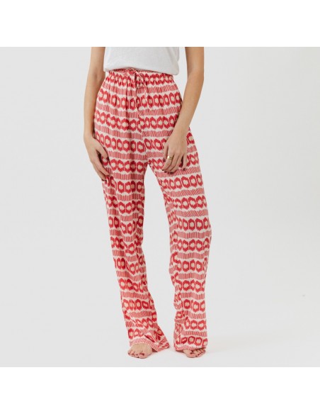 Pantalón viscosa Pastela fresa Pantalón viscosa Pastela fresa