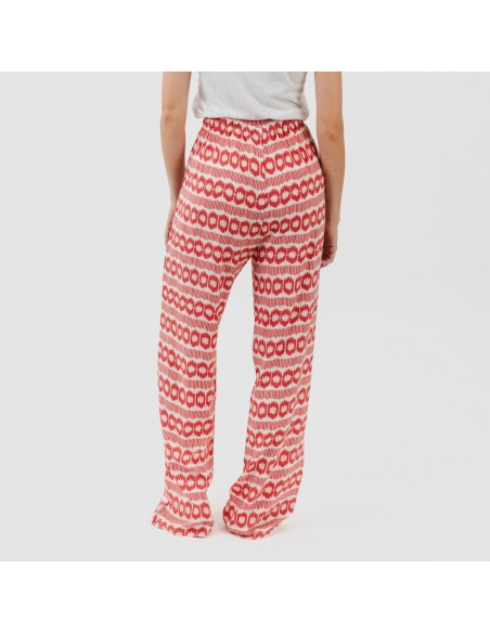 Pantalón viscosa Pastela fresa pantalones-comodos-mujer
