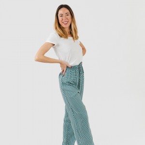 Pantalón viscosa Dueña azul 2