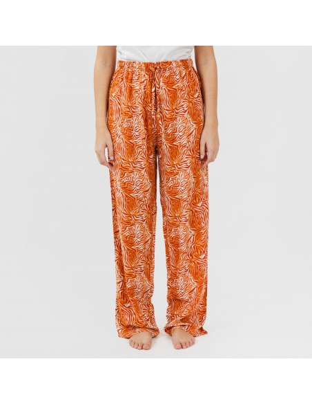 Pantalón viscosa Sole teja Pantalón viscosa Sole teja