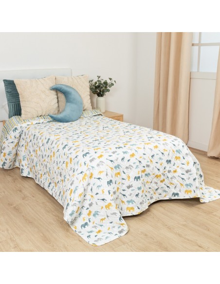 Colcha bouti Jimmy indigo Colcha bouti Jimmy indigo