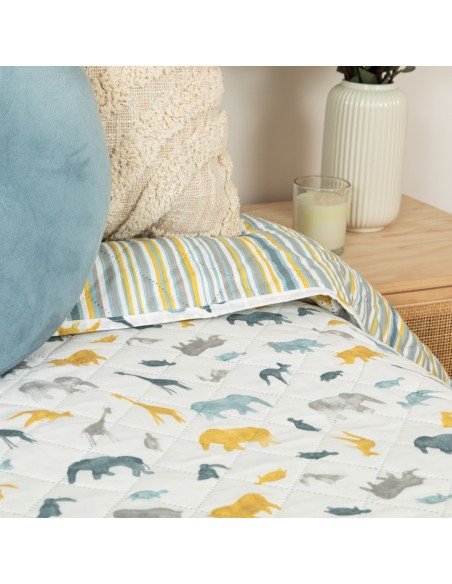 Colcha bouti Jimmy indigo Colcha bouti Jimmy indigo