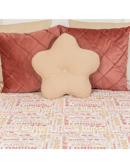 Colcha bouti Paris marsala Colcha bouti Paris marsala